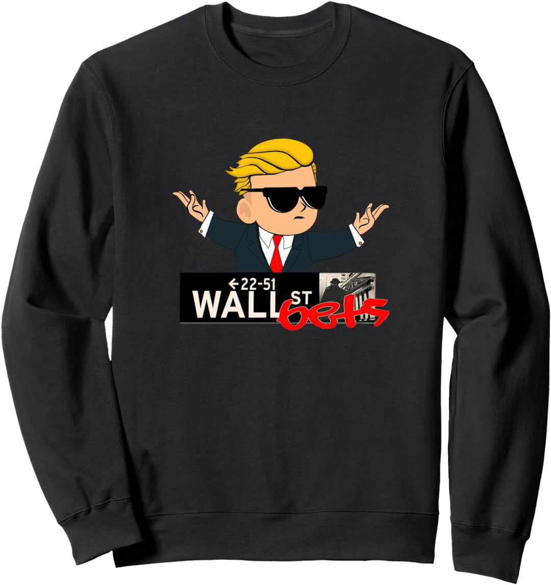 WSB Logo Wall Street Bets - TO THE MOON Sweatshirt