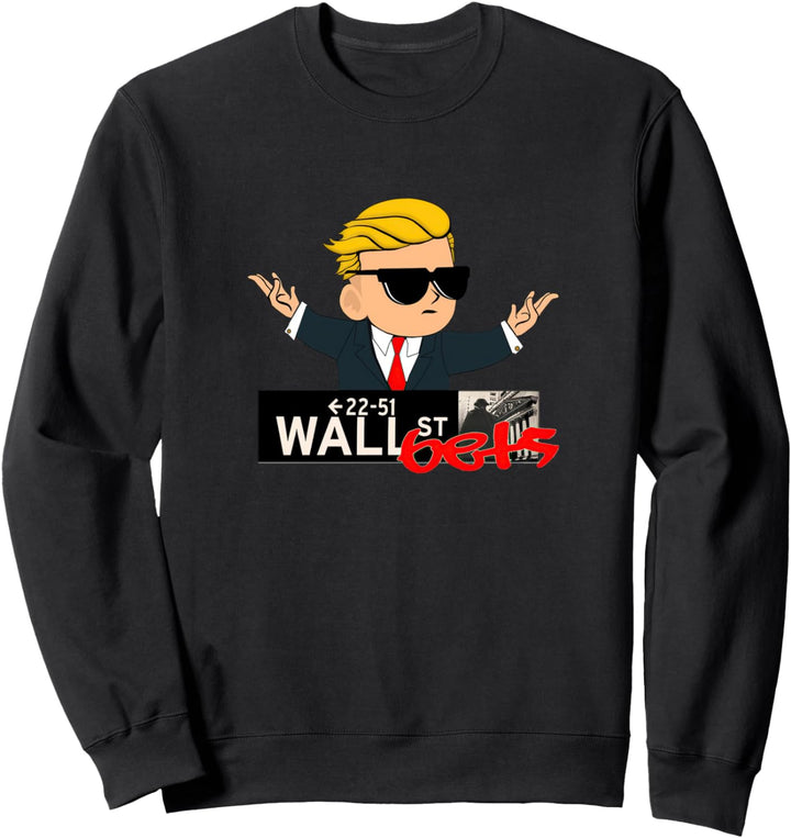 WSB Logo Wall Street Bets - TO THE MOON Sweatshirt