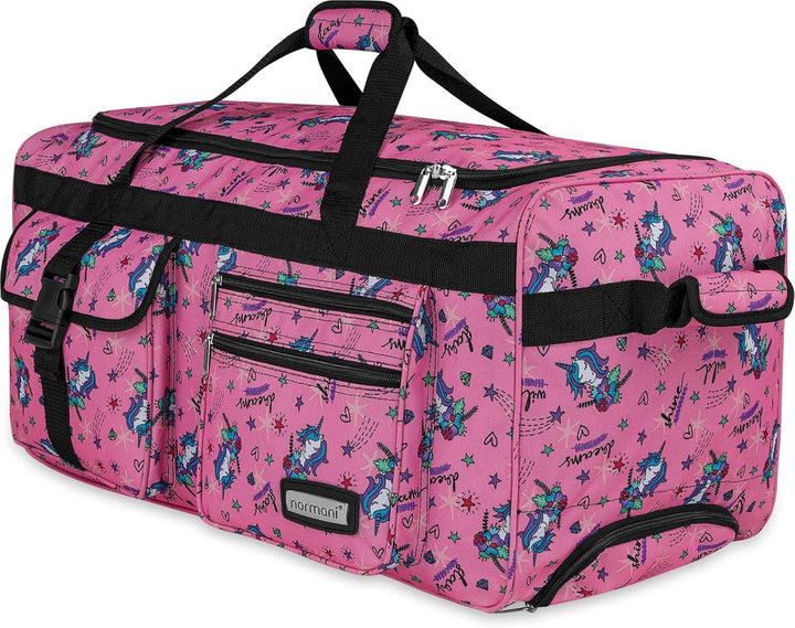 normani Hochwertige robuste Reisetasche mit Rollen Jumbo Big-Travel 80-150 Liter mit bis zu 3 Rollen