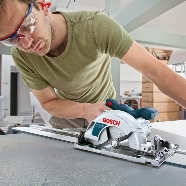 Bosch Professional Führungsschiene FSN 1100 (1,10 m Länge, kompatibel mit Bosch Professional GKS Kre