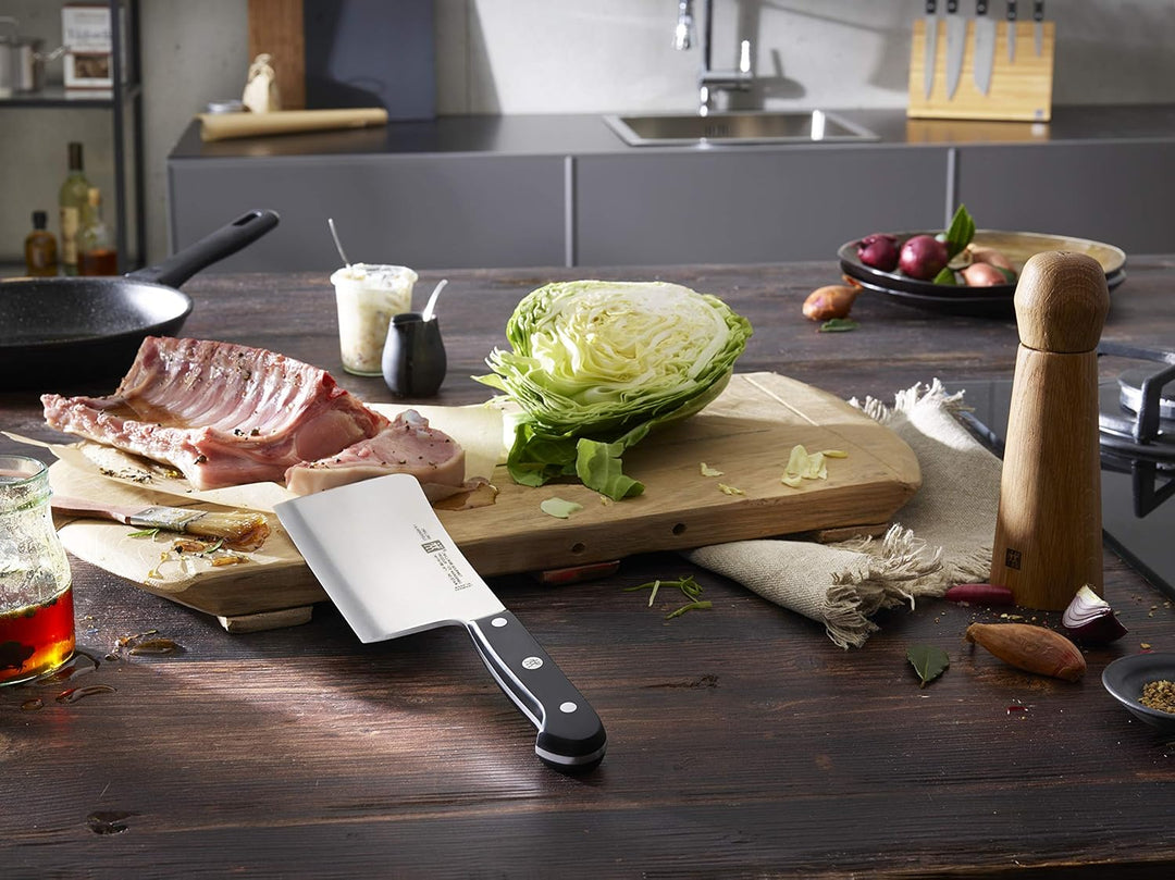 ZWILLING Gourmet Chinesisches Kochmesser, 18 cm, Rostfreier Spezialstahl, Ergonomischer Kunststoff-G