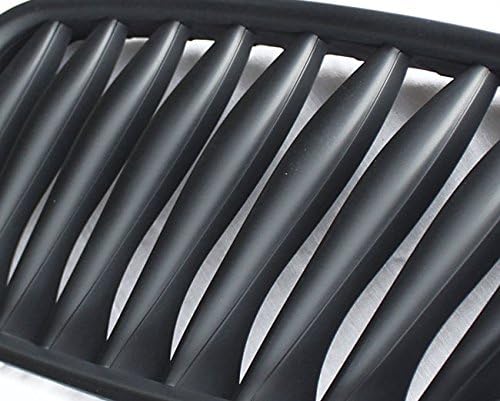Kühler- Sport- Front- Rippen- Grill Schwarz Matt Eintragungsfrei Set