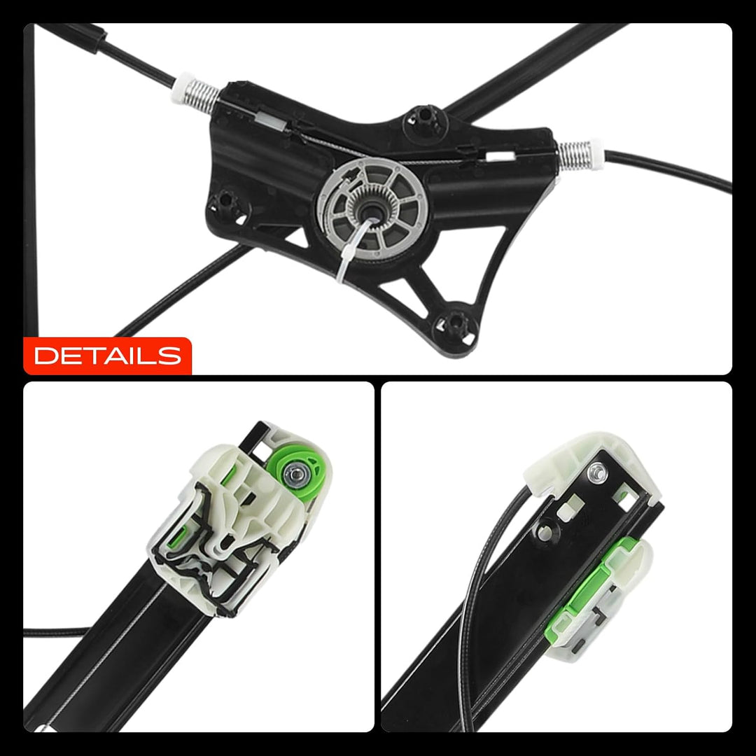 Frankberg Fensterheber ohne Motor 4/5-Türer Vorne Links Kompatibel mit A6 4G2 4GC C7 2010-2018 A6 Al