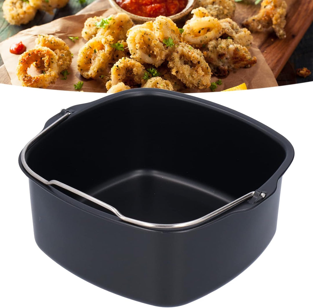 Watris Veiyi 8cm Auflaufform, Kuchenform Eckig, Zubehör Heissluftfritteuse, Ersatz für HD9925 HD9860