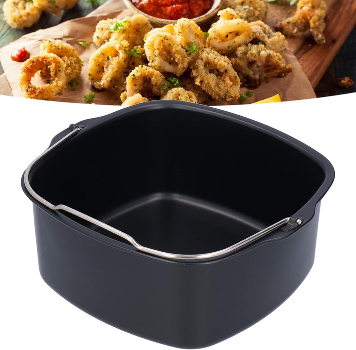 Watris Veiyi 8cm Auflaufform, Kuchenform Eckig, Zubehör Heissluftfritteuse, Ersatz für HD9925 HD9860