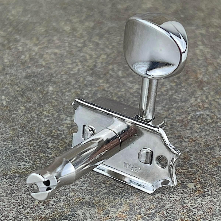 Gotoh Vintage Oval Knauf Tuner Nickel (6-in-a-line)
