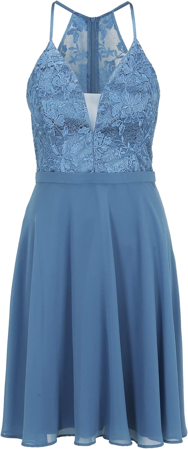 Vera Mont Damen Kleid 40 Used-blau., 40 Used-blau.