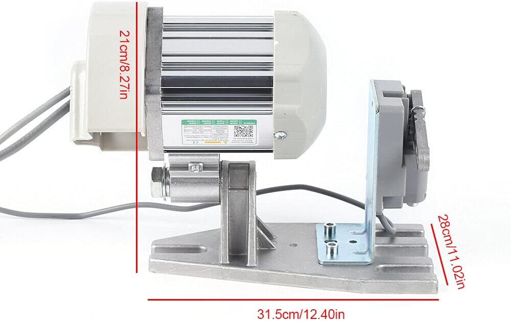 Nähmaschine Motor 750W - Servo Motor 500-3500 UPM Elektrischer Servomotor bürstenlos DC für Nähmasch