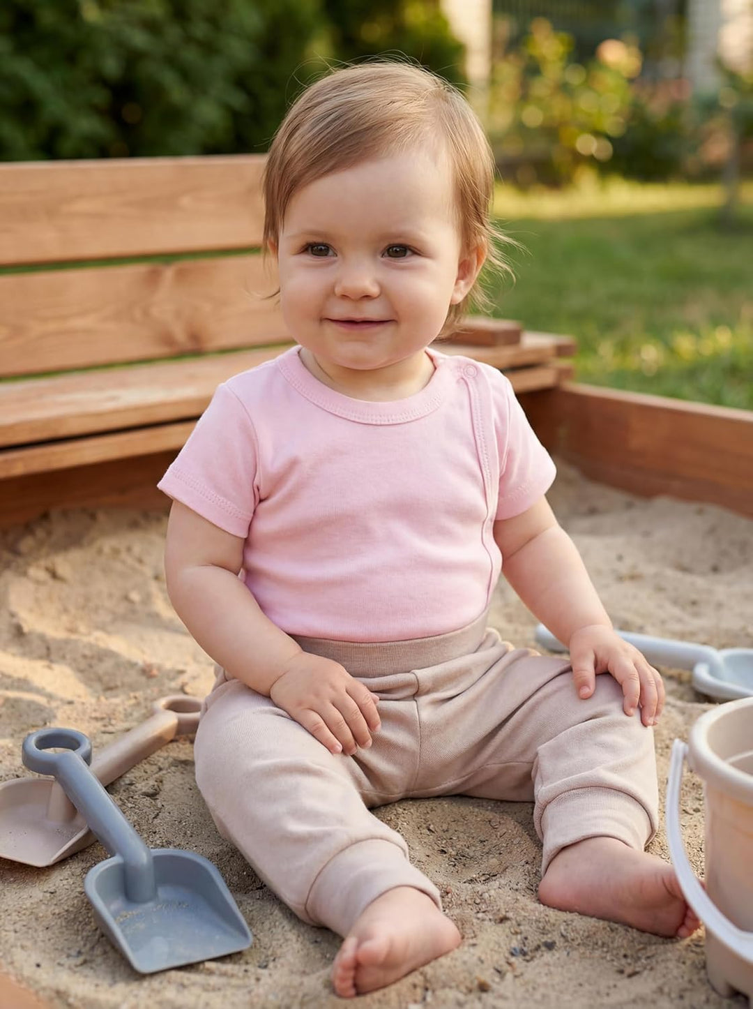 TupTam Baby Body Kurzarm 5er Pack – Wickelbody Body Baby aus Baumwolle für Jungen und Mädchen 50 Pin