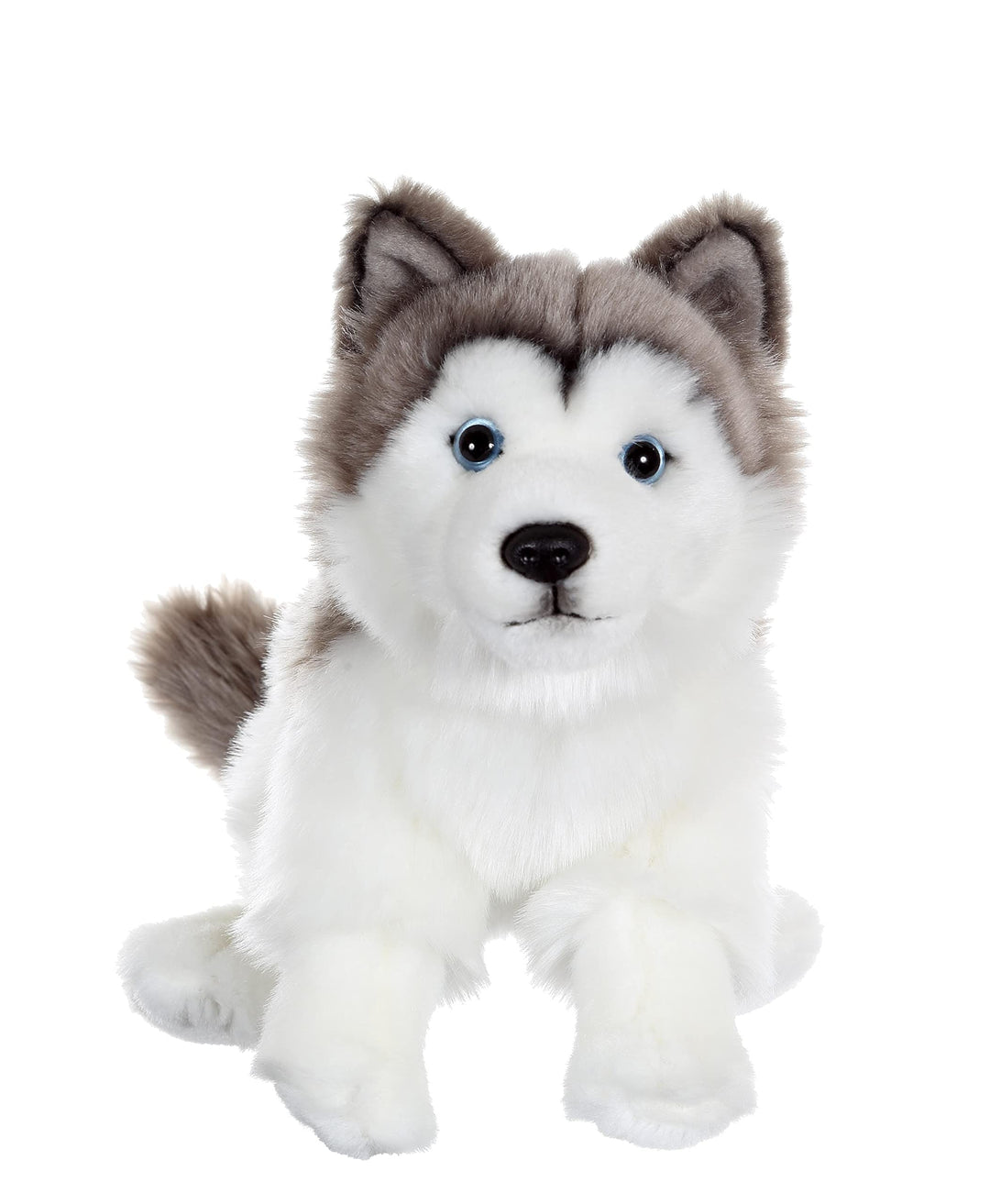 GIPSY TOYS - Sitzender Hund 25 cm Husky - Kuscheltier für Kinder - In 8 verschiedenen Modellen erhäl