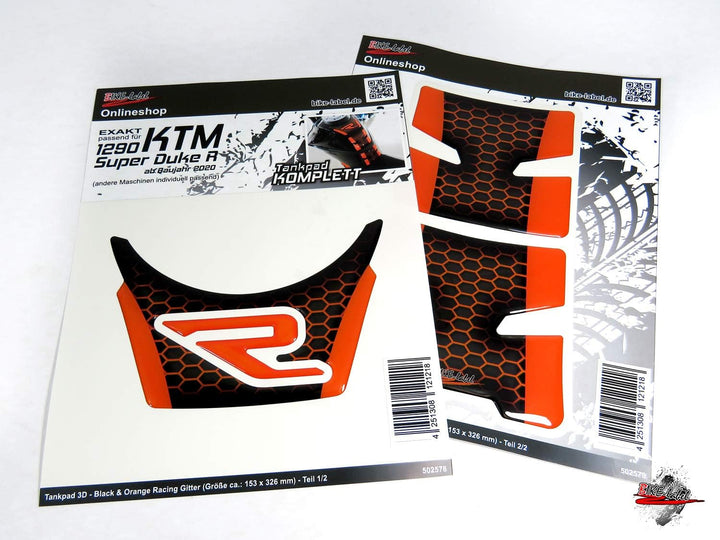BIKE-label Tankpad Set kompatibel für KTM 1290 Super Duke R ab BJ 2020-850003