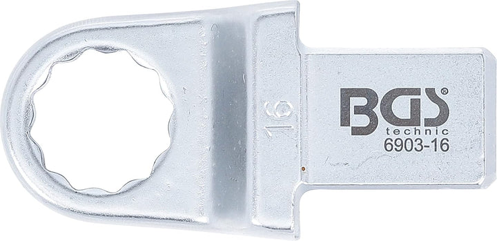 BGS 6903-16 | Einsteck-Ringschlüssel | 16 mm | Aufnahme 14 x 18 mm, 16 mm