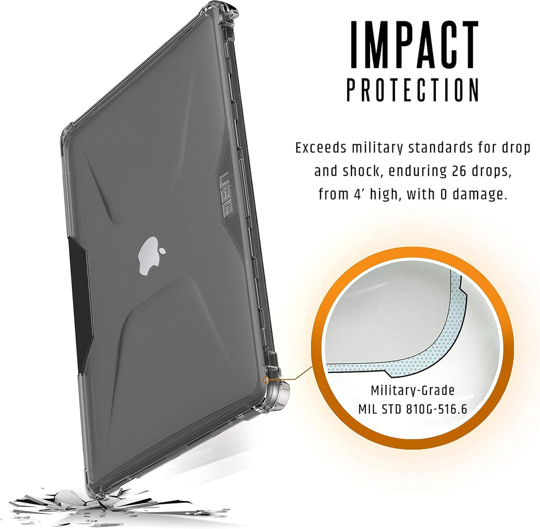 Urban Armor Gear Plyo Hülle für das Apple MacBook Pro 16" - transparent [Sturzfest, Lüftungsschlitza