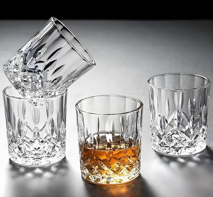 VEILEDGEM [Look like Glass 266 ml Set of 6 Tritan Plastic Drinking Glasses Dishwasher Safe BPA Free