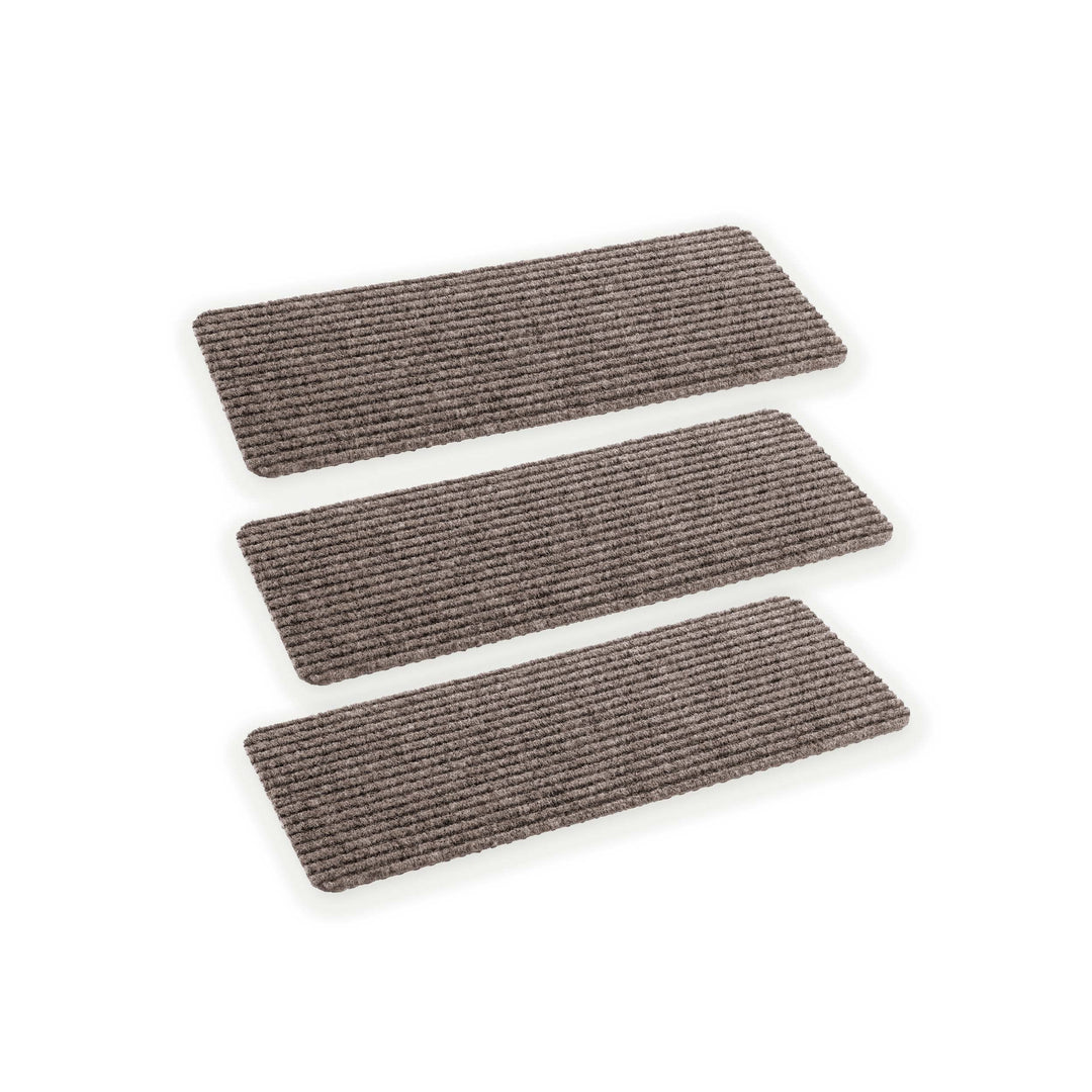 Astra Fussmatte innen beige Schmutzfangmatte rutschfest – Türmatte 25x60 cm 3er Set wasserabweisend