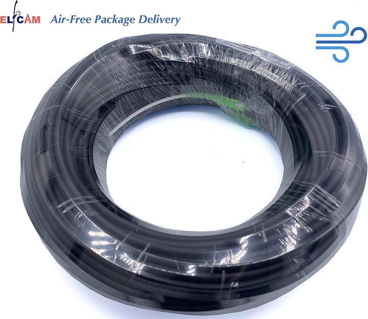Elfcam® - 50m LWL Glasfaser-Kabel SC/APC auf SC/APC Stecker 5,0mm, Simple Singlemode 9/125μm OS2, Pa