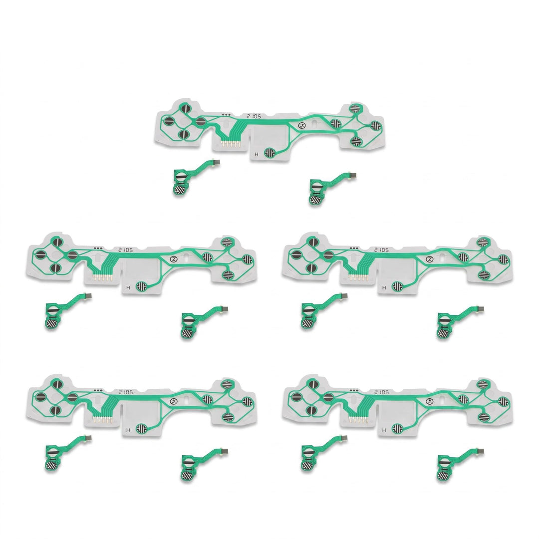 5er-Set Flexibles Flachbandkabel für Griff, Ersatz-Flexband-Leiterplatte, FPC-Gamepad-Griff, Leitfäh