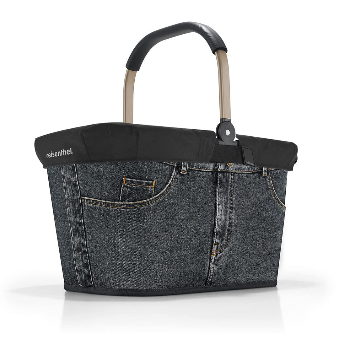 reisenthel Angebot Einkaufskorb carrybag Plus passendes Cover Sichtschutz Abdeckung (frame jeans dar