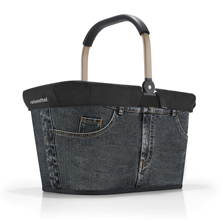 reisenthel Angebot Einkaufskorb carrybag Plus passendes Cover Sichtschutz Abdeckung (frame jeans dar