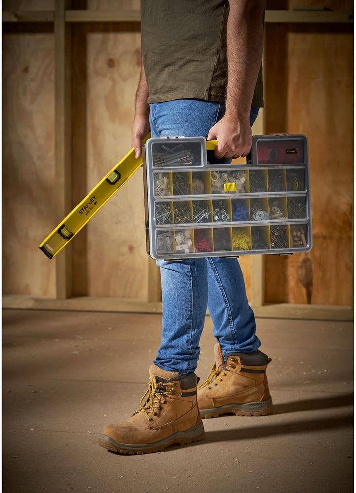Stanley Werkzeug-Organizer / Aufbewahrungsbox Standard (45.7x32.7x7.9cm, mit 25 Fächern, bündiges Sc