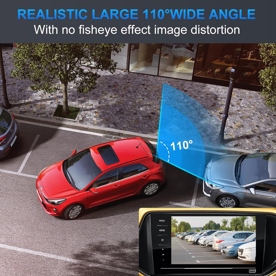 PARKVISION Rückfahrkamera Flexible Einbaulage erlaubt Auto Rückansicht Kamera mit invertiertem Bild