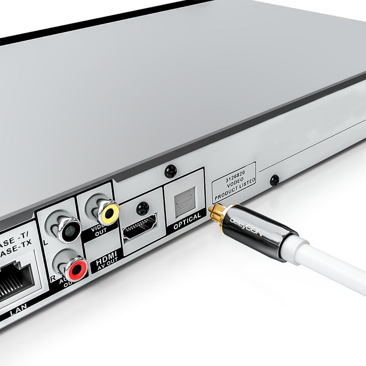 deleyCON 10m Optisches Digital Audio Kabel - S/PDIF - 2x Toslink Stecker - LWL Lichtwellenleiter Kab