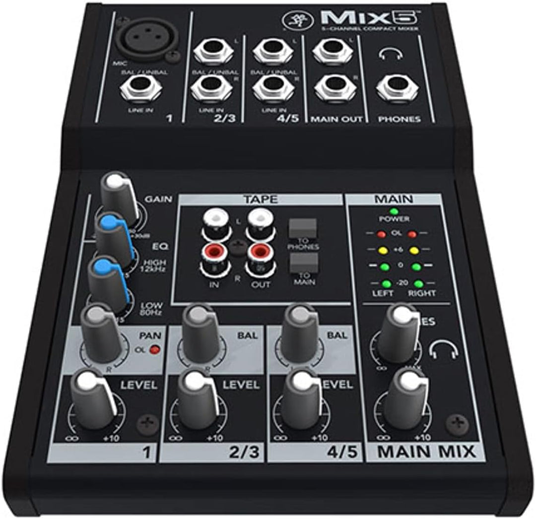 Mackie Mix 5-Kanal-Mischpult Schwarz