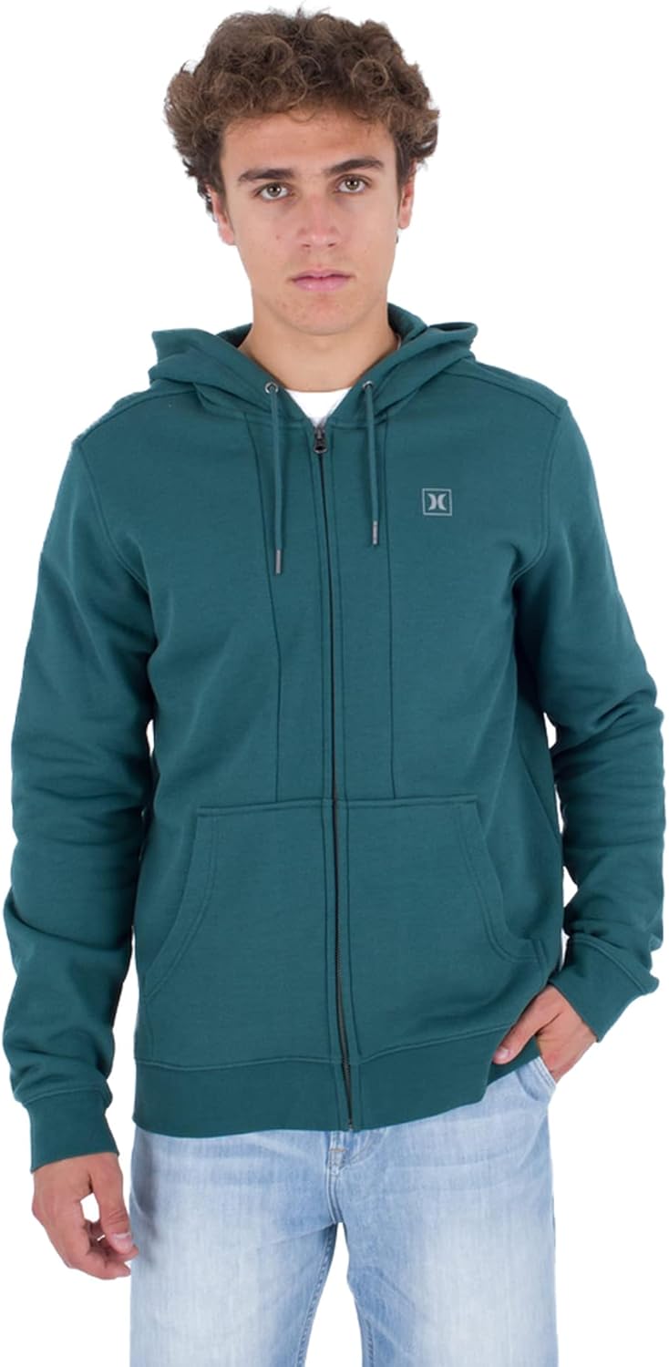 Hurley Herren Box Zip Fleece Sweatshirt XL Eden, XL Eden