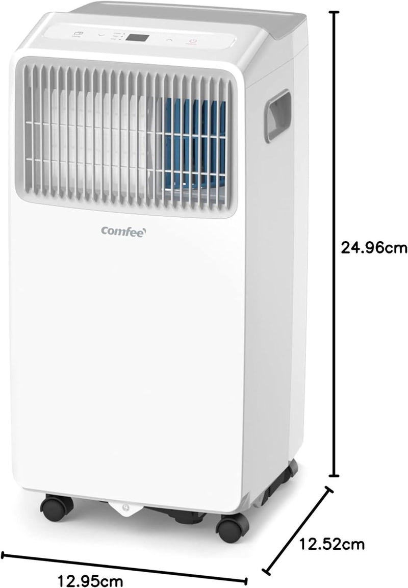 Comfee Mobiles Klimagerät MPPHA-07CRN7, 7000 BTU 2,0kW, Kühlen&Ventilieren&Entfeuchten, Raumgrösse b