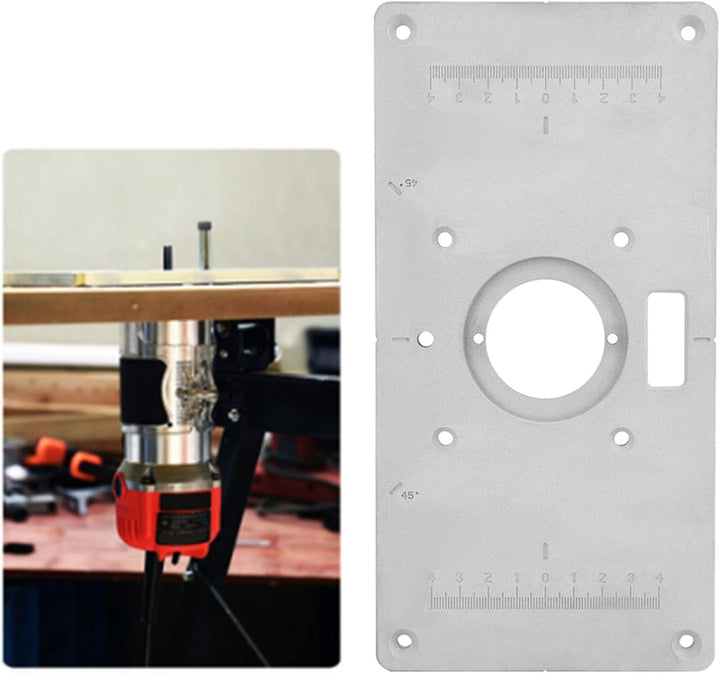 Router Tabelle einfügen Platte, Aluminium Router Tabelle Insert Plate Fräsplatte Router Tischeinsatz
