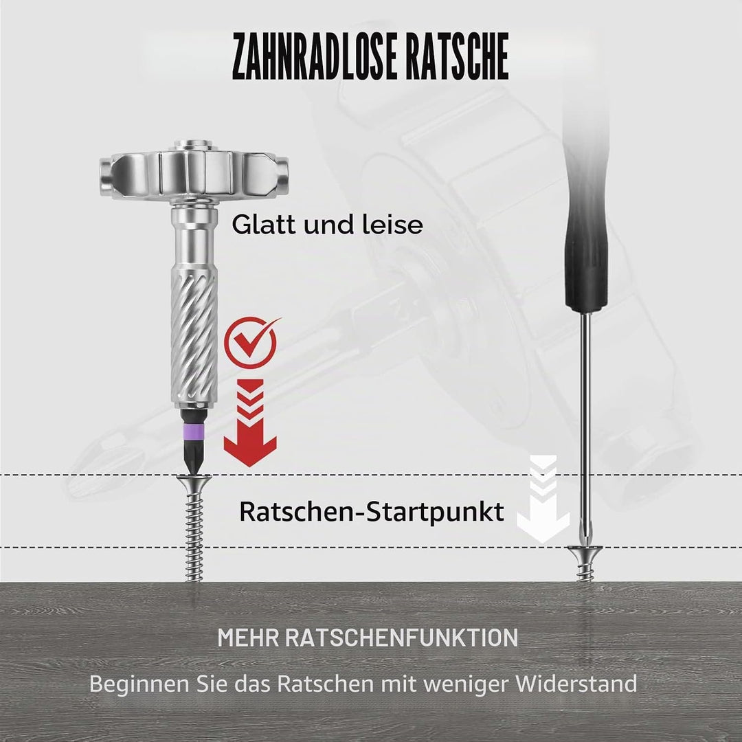 Ratschen Schraubendreher Set, 66 in 1 Magnetisch Schraubendreher Set, S2-Stahlbits, DIY-Kombinations