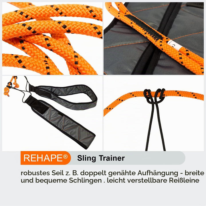 REHAPE Sling Trainer Set 1 - Basis-Set mit Slingtrainer, Abstandhalter und