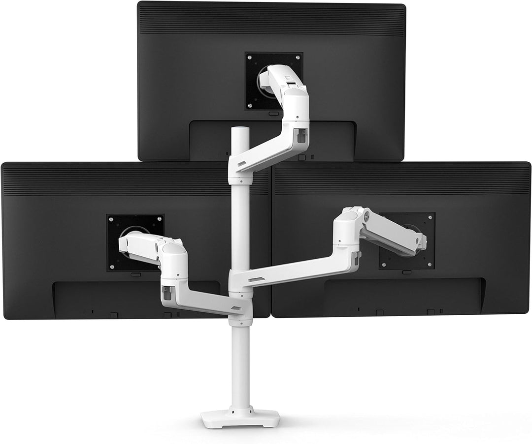 ERGOTRON 45-509-216 LX Dual Stacking Arm, Tall Pole 2 Monitore LX Stacking Arm Weiss