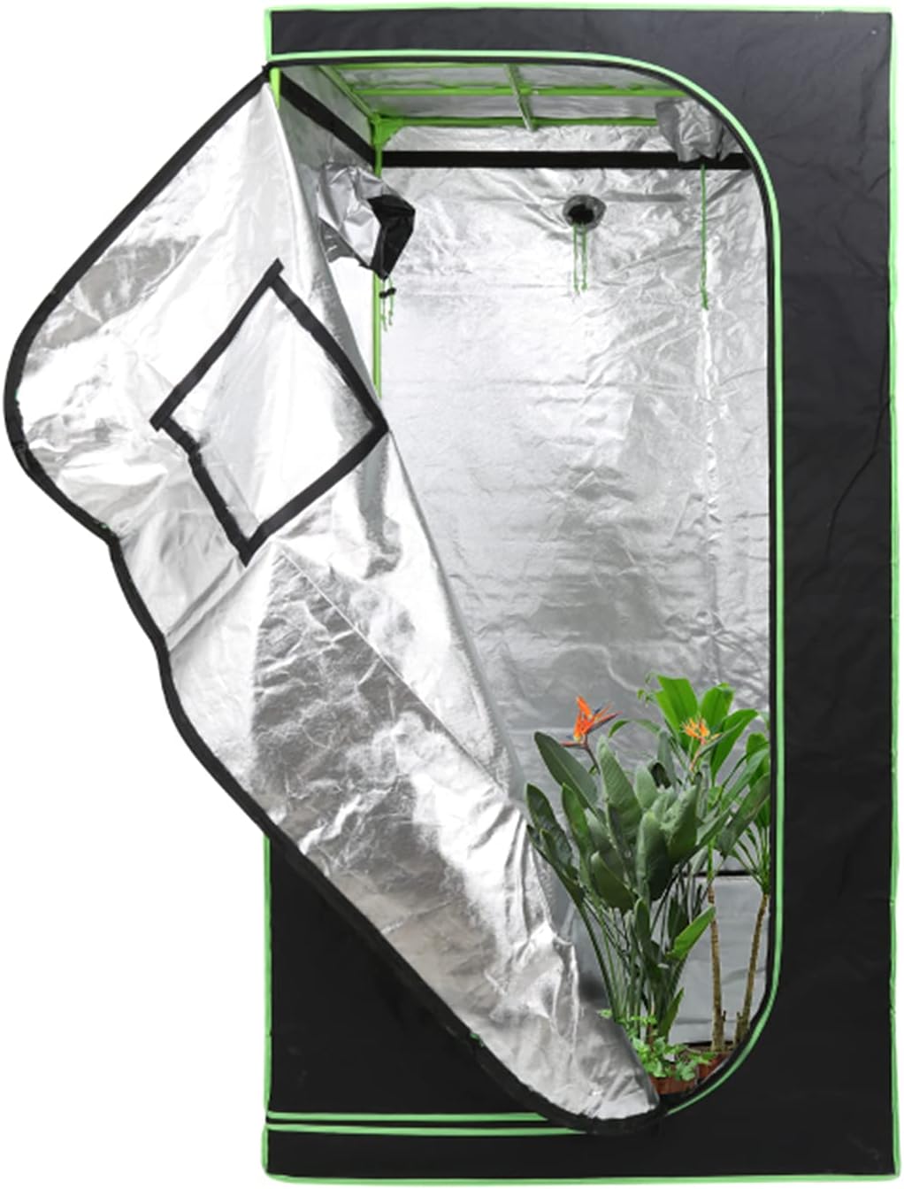 EINFEBEN 100x100x200cm Growbox, Growzelt, Gewächshaus Zuchtschrank, Lichtdicht und Wasserdicht Pflan