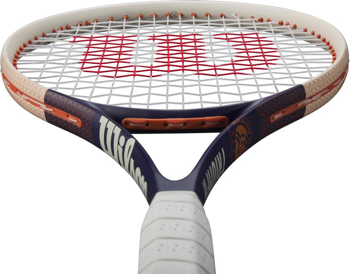 Wilson Roland-Garros Triumph Tennis Racket 4-1/8" (1) Marineblau / Weiss, 4-1/8" (1) Marineblau / We