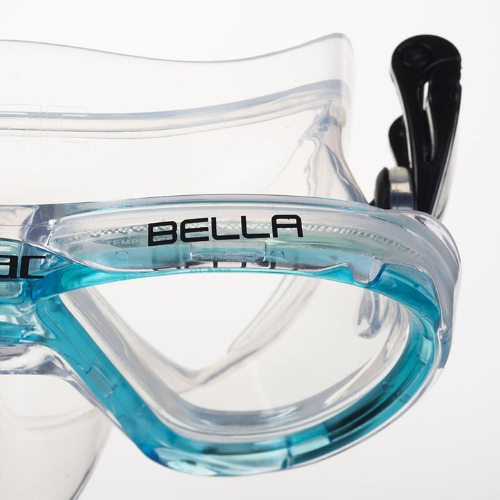 Seac Schnorchelset Bella aus transparentem Silikon - Kinder-Set für das Schnorcheln und Tauchen, Tau