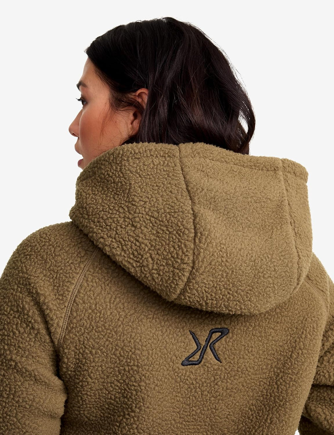 RevolutionRace Sherpa Hoodie für Damen, Outdoor Fleecejacken perfekt für Wanderungen und Outdoor-Abe