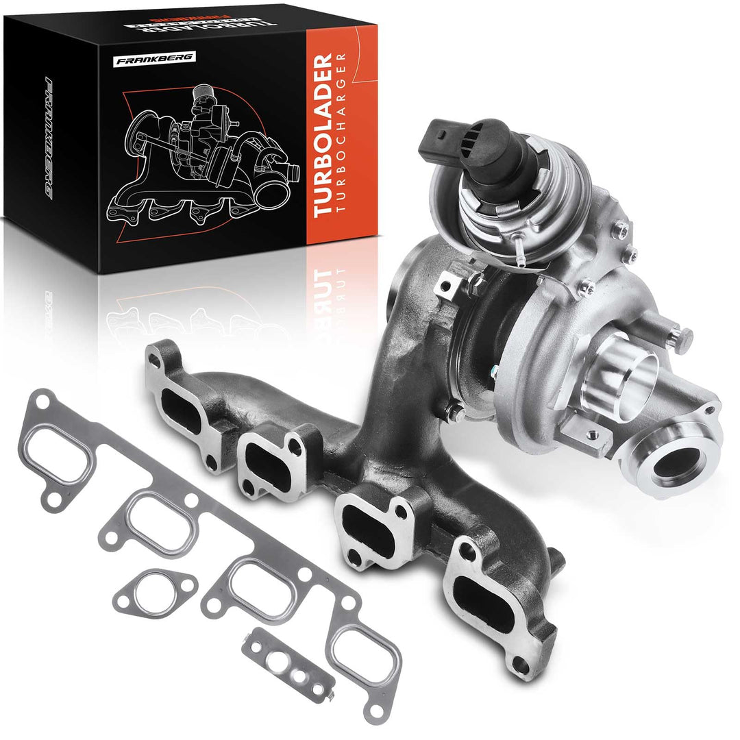 Frankberg Turbolader Kompatibel mit A3 2009-2013 Octavia 2009-2013 Golf 2009-2016 P.a.s.s.a.t 2009-2