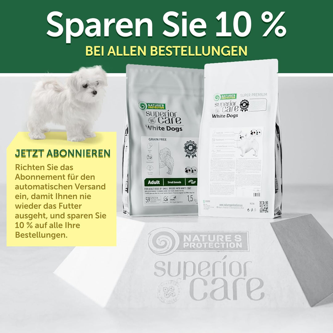 Nature's Protection Superior Care Trockenfutter für Hunde - Hypoallergenes Hundefutter Getreidefrei