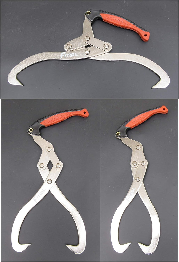 300 mm Log Carrier, Log Tongs, Log Lifting Hook, Timber's Tongs for Lifing Logs, Total Length 17.6