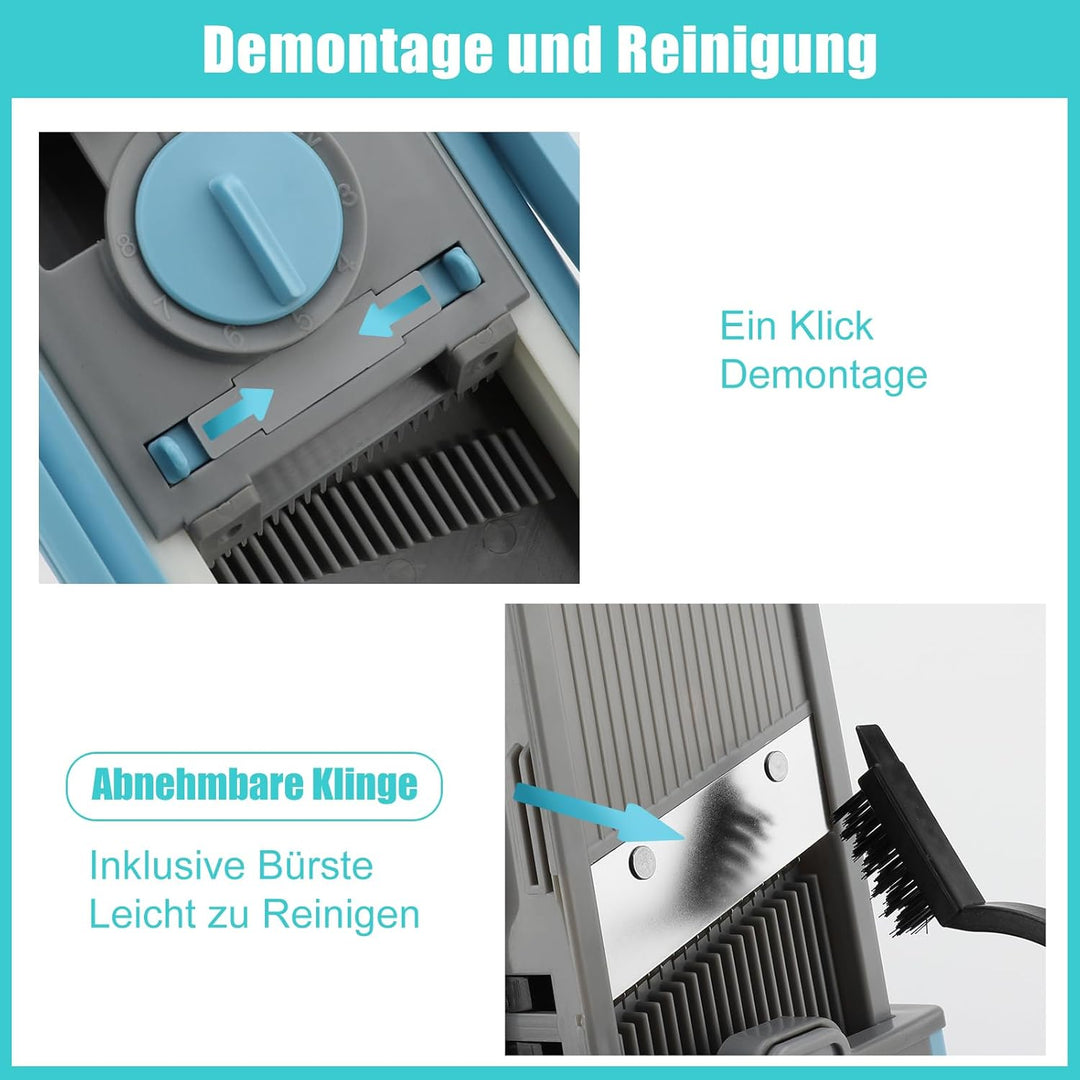 Küchenlebensmittelzerkleinerer, Multifunktionaler Gemüseschredder, Handhack- und Schneidewerkzeug fü