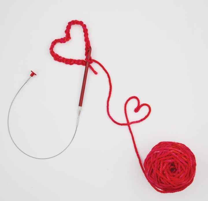KnitPro Amore Tunisian Crochet Set, Rosa