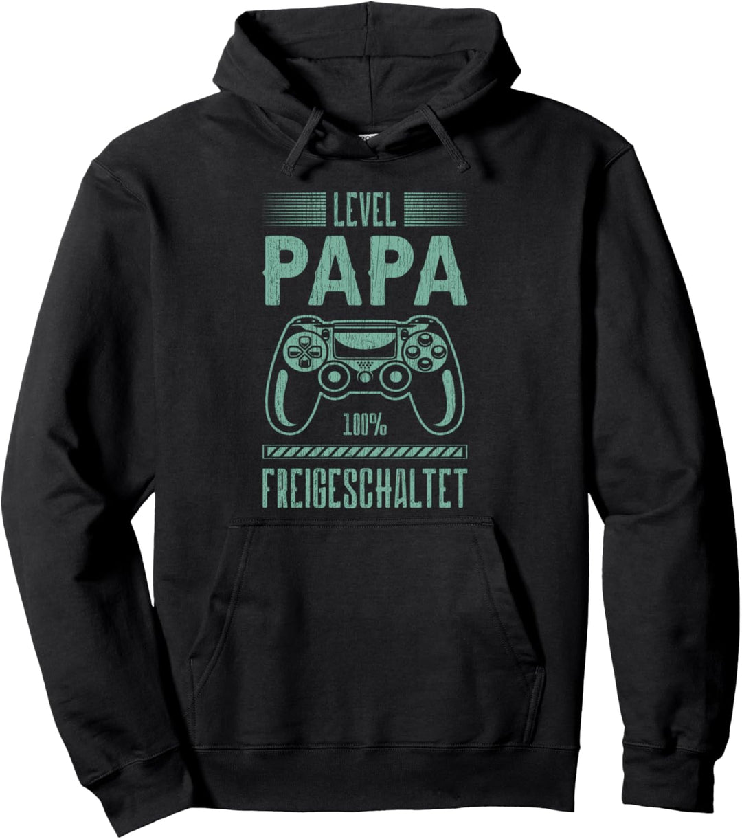 Frischgebackener Papa, Gaming, Spruch Für Papa zur Geburt Pullover Hoodie