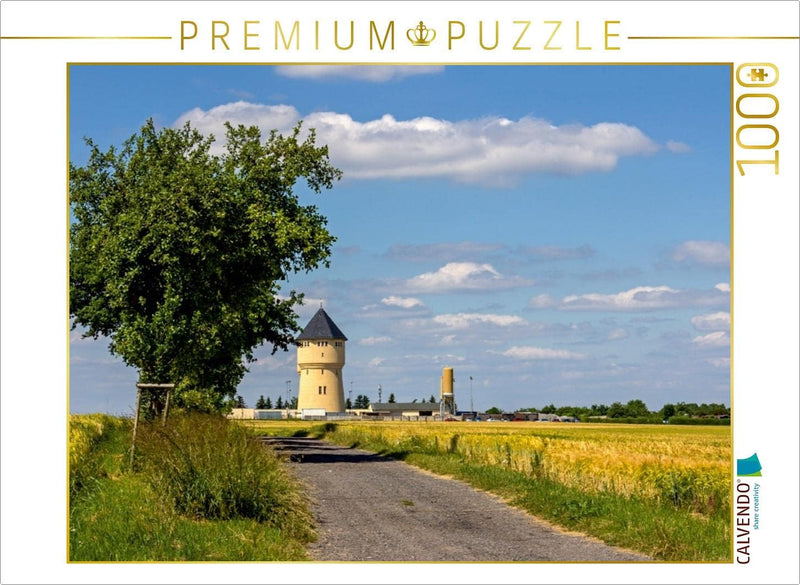 CALVENDO Puzzle Wasserturm in Oschatz 1000 Teile Lege-Grösse 64 x 48 cm Foto-Puzzle Bild von wkbilde