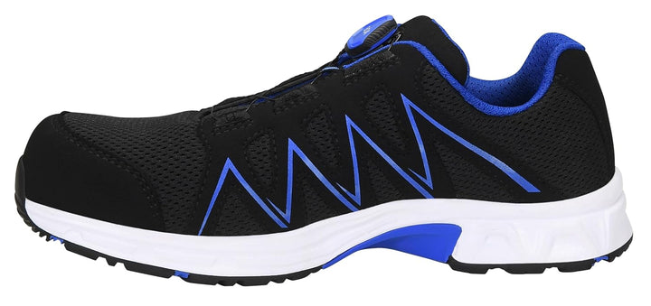 JORI Sicherheitshalbschuh Speedy BOA Black-Blue Low ESD S1P 46 Grösse: 46, Grösse: 46