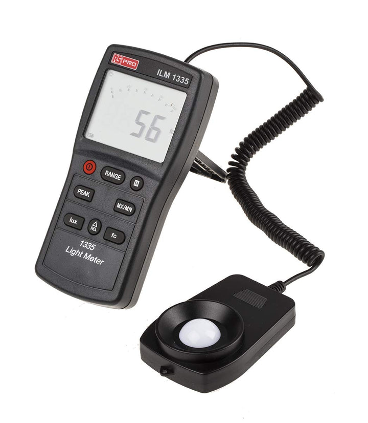 RS PRO ILM1335 Luxmeter mit Photodiode, 0,01 lx, ±3% v. Mw. ±0,5% F.S