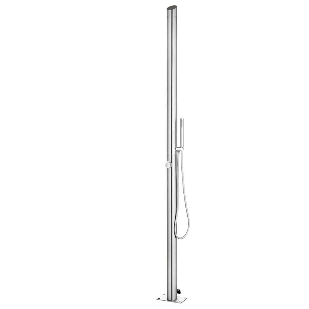 Gartendusche 220 cm Edelstahl Campingdusche Gartendusche Aussendusche Campingdusche Solar - 315942