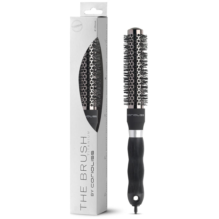 CORIOLISS | Haarbürsten für Frauen | Professionelle Titanium Round Barrel Ionic Haarbürste | Ideal f