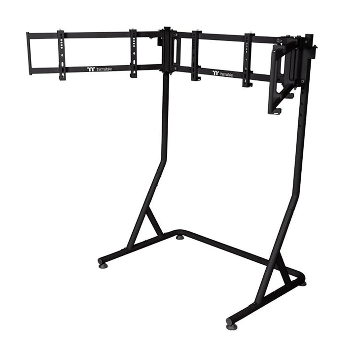 Thermaltake Triple Racing Monitor Stand Pro | Für 3× 32″ Curved / 34″ Flat Monitore | Pulverbeschich