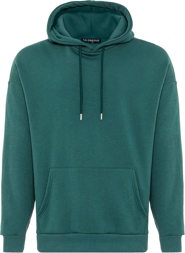 Red Bridge Herren Kapuzenpullover Basic Hoodie Premium Sweatshirt L Petrolgrün, L Petrolgrün
